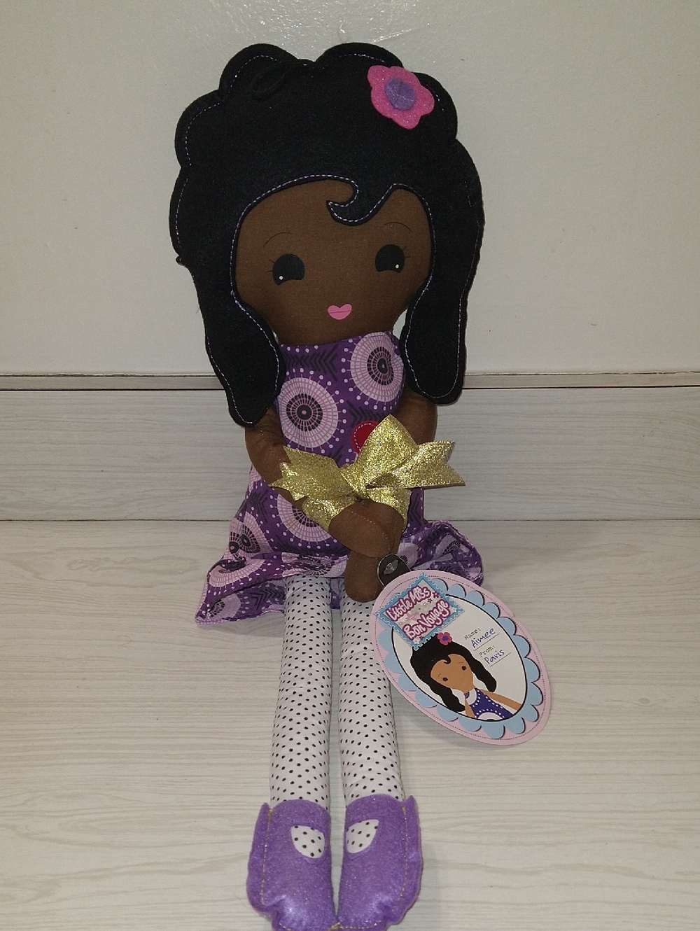 Little Miss Bon Voyage 22" Plush Doll